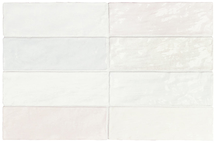 Carrelage La Riviera 6,5 x 20 cm Mélange *