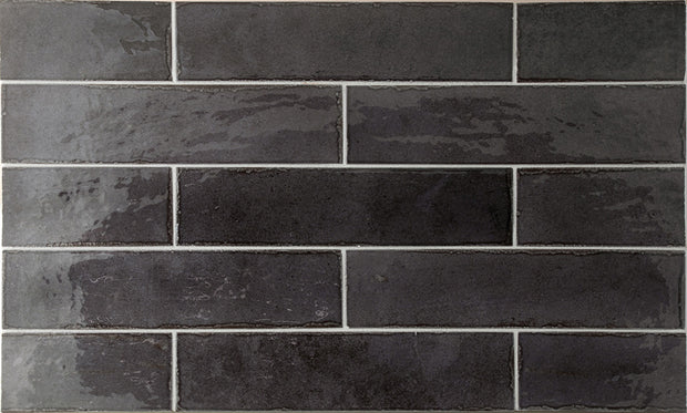 Carrelage Tribeca 6 x 24,6 cm Tribeca Basalt
