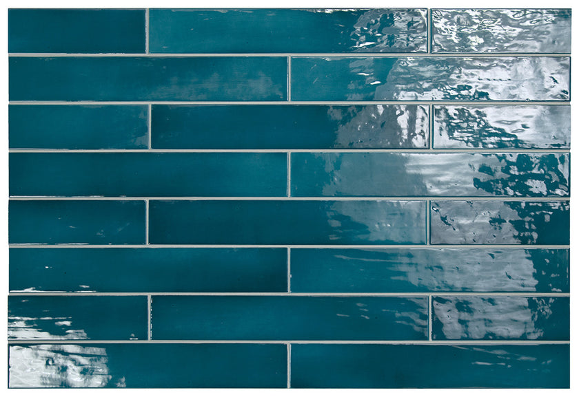 Carrelage Manacor 6,5 x 40 cm Glacier