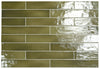 Carrelage Manacor 6,5 x 40 cm Basil Green