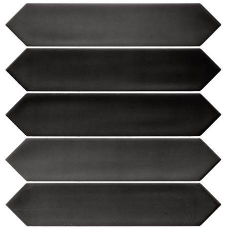 Carrelage L'Anse 5 x 25 cm Black