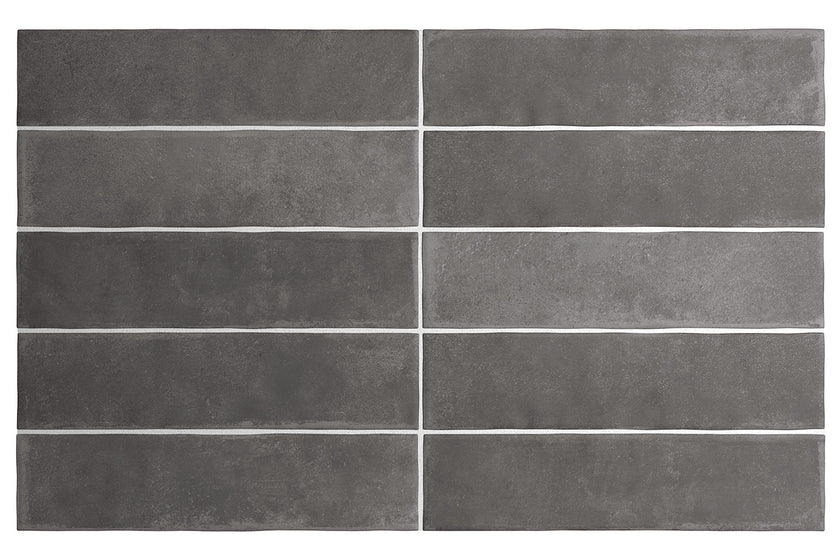 Carrelage Argile 6 x 24,6 cm Dark