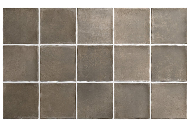 Carrelage Argile 10 x 10 cm Cacao