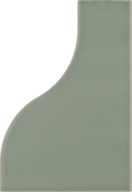 Carrelage Curve 8,3 x 12 cm Aquarium Matt