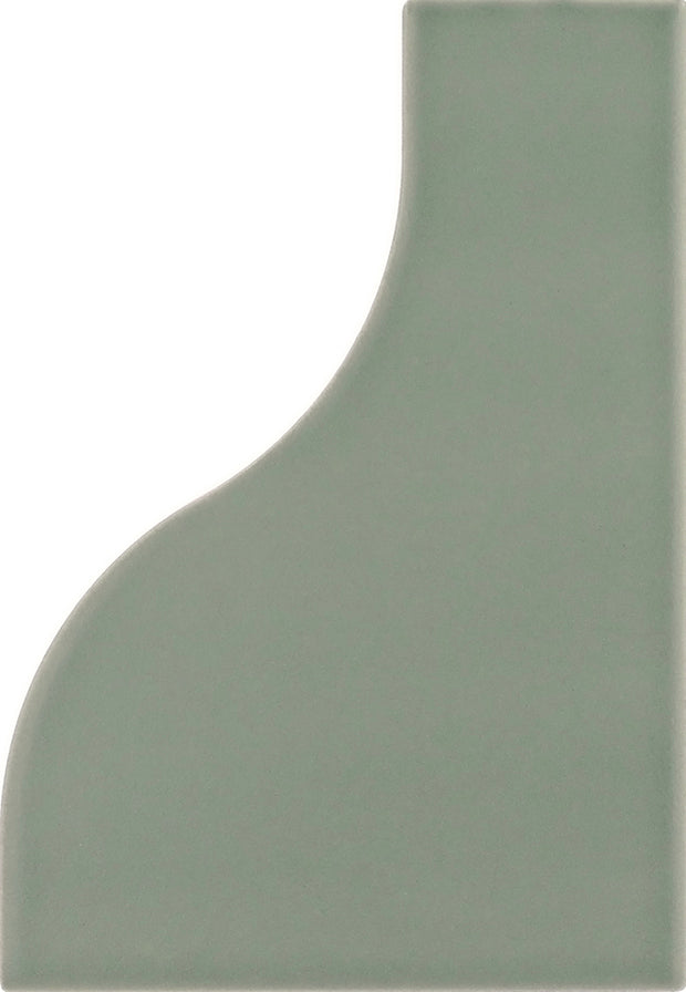 Carrelage Curve 8,3 x 12 cm Aquarium Matt