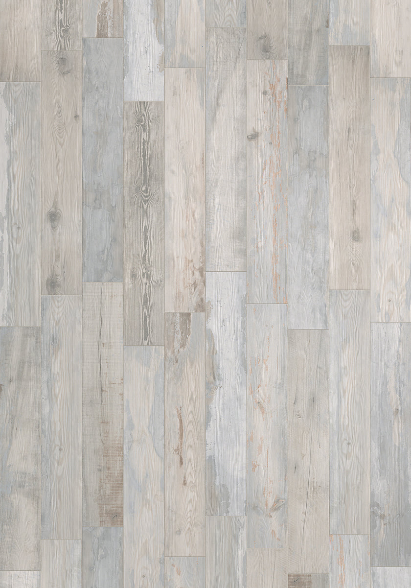 ISLA TILES PAINTED WOOD WHITE 20x120 MAT