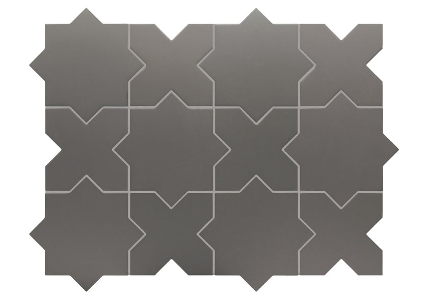 Carrelage Porto 16,8 x 16,8 cm Star Black