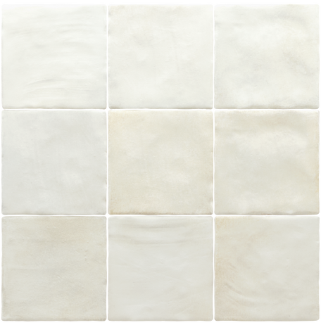 Carrelage Sabbia 10 x 10 cm Silica White