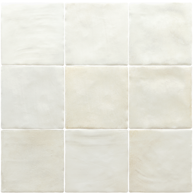 Carrelage Sabbia 10 x 10 cm Silica White