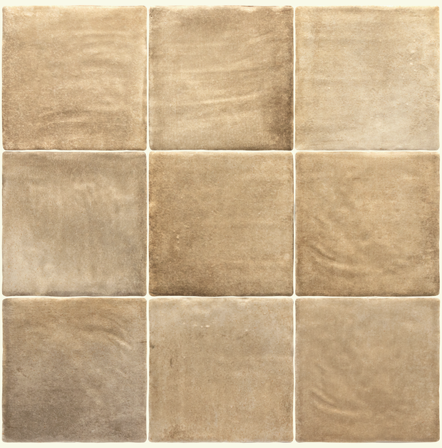 Carrelage Sabbia 10 x 10 cm Cinnamon