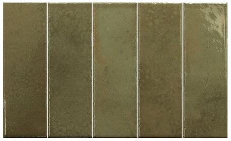 Carrelage Bohemian 6 x 18,6 cm Bohemian Bronze Green