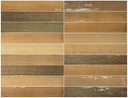 Carrelage Isola 5 x 30 cm Golden Glow