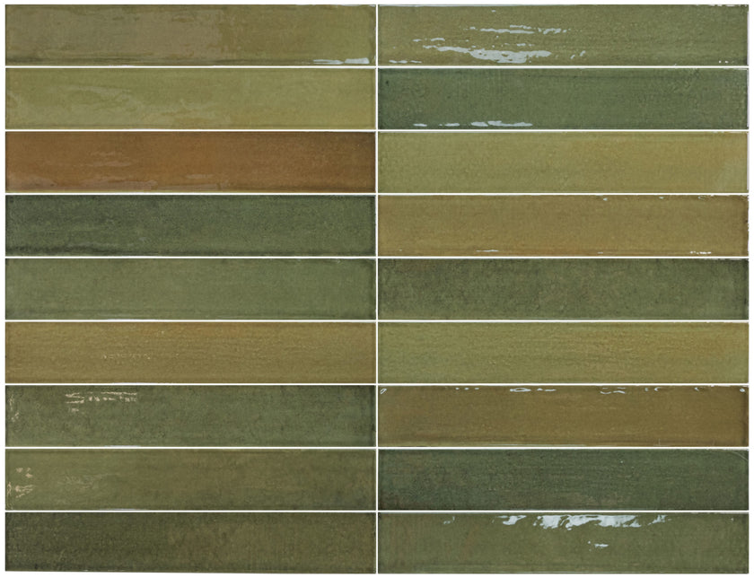Carrelage Isola 5 x 30 cm Moss