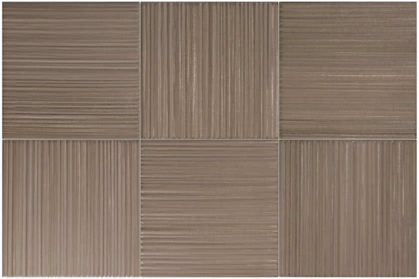 Carrelage Hikari 10 x 10 cm Decor Brown