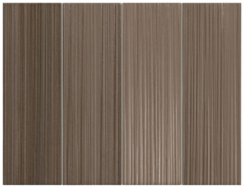 Carrelage Hikari 6 x 18,6 cm Decor Brown