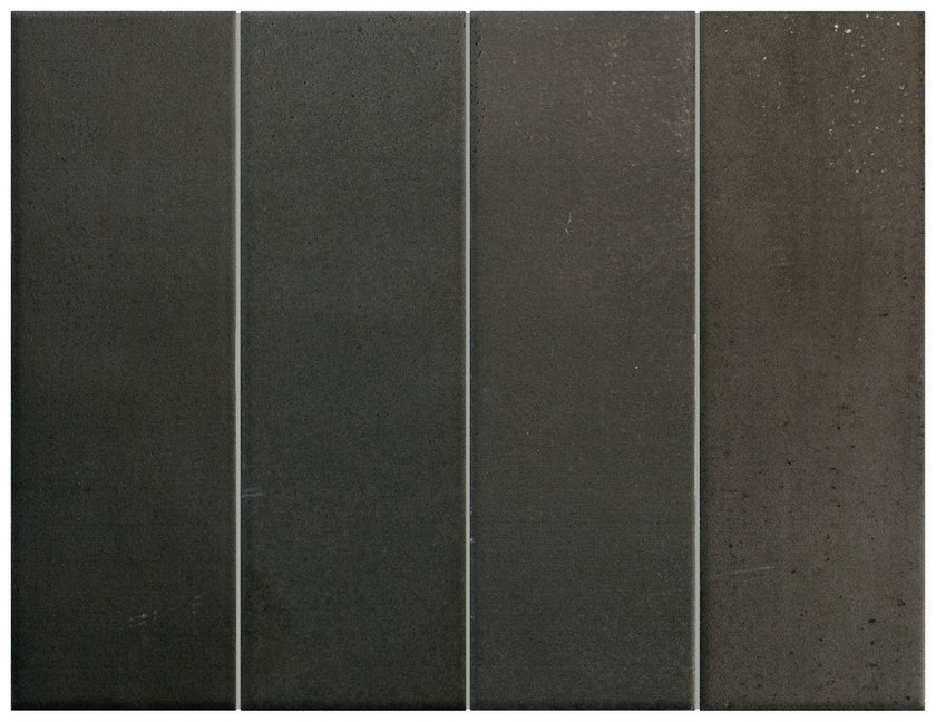 Carrelage Hikari 6 x 18,6 cm Ebony