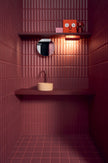 Carreau 41ZERO42 Biscuit Dune Bordeaux 5x20
