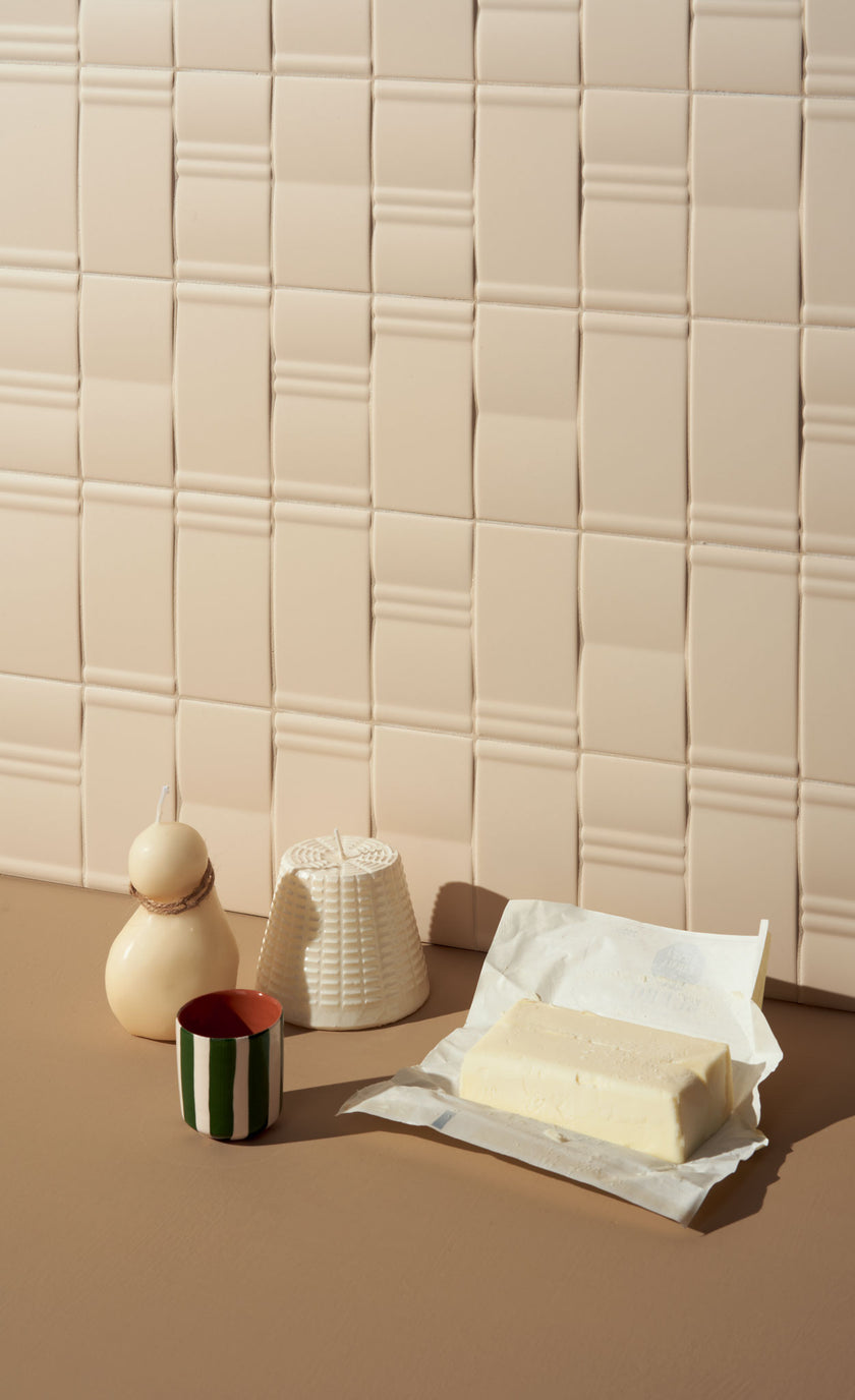 Carreau 41ZERO42 Mou Mix Butter Mat 6,2x12,5