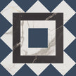 FIORANESE MARMOREA INTENSA 20 DECO BLUEBERRY 20,13x20,13 MAT