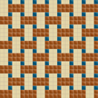 mosaïque CE.SI. Le Fantasie motif Tartan 5x5 cm sur trame