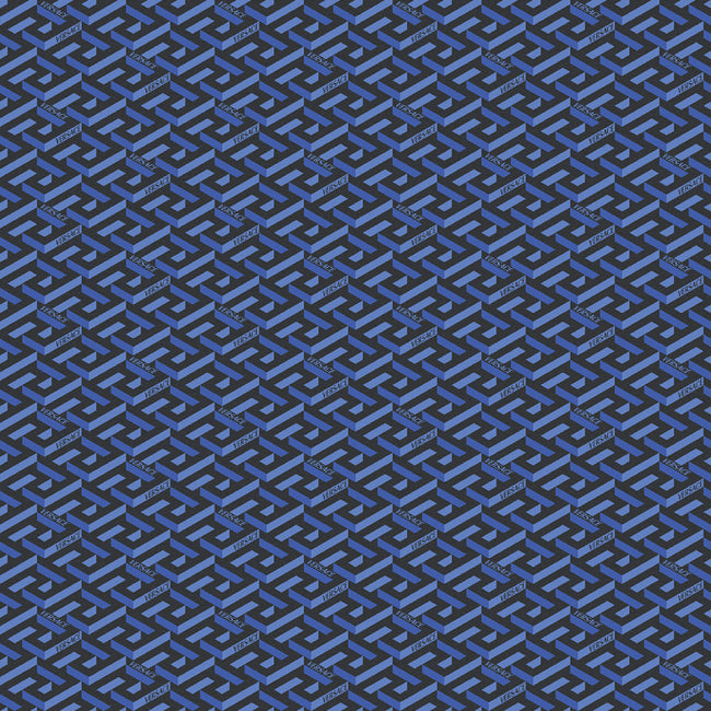 Carrelage Versace Icons LA Greca Midi Blue 60x120 cm