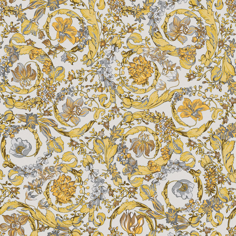 Carrelage Versace Icons Barocco Garden White / Gold 60x120 cm