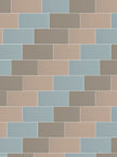 MICRO Microtiles Subway, motif de pose
