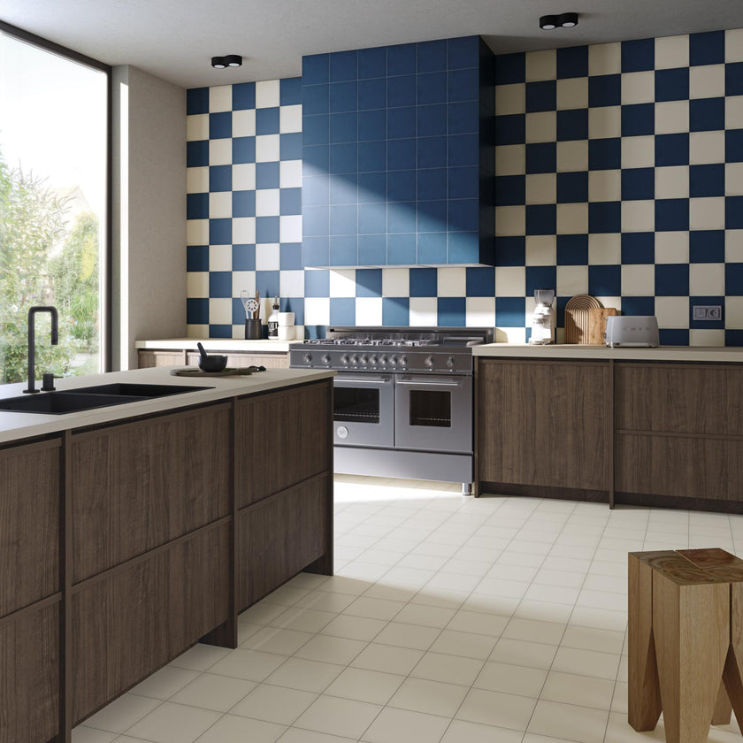 Carrelage effet carreaux de ciment Vives 1900 Azul 20x20 cm