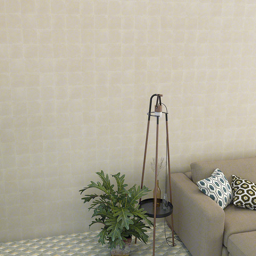 Carrelage effet carreaux de ciment Vives Pop Tile Marfil 15x15 cm