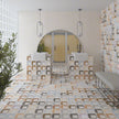 Carrelage effet carreaux de ciment Vives Pop Tile Ferus-R 15x15 cm