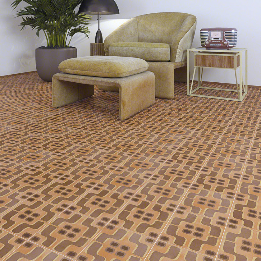 Carrelage effet carreaux de ciment Vives Pop Tile Fluxus-R 15x15 cm