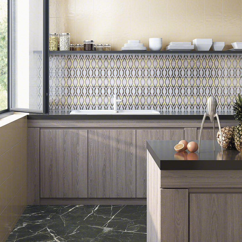 VIVES RUBRICA PAOLA BEIGE-B 20x20 BRILLANT
