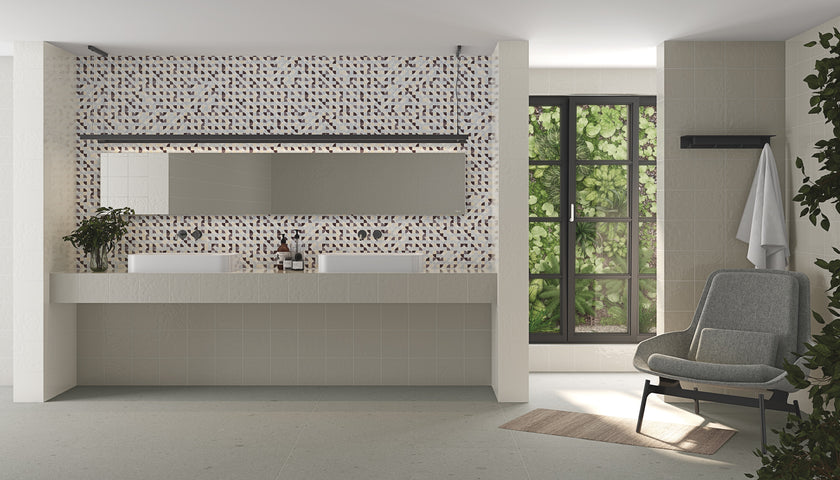VIVES RUBRICA PAOLA GRIS-B 20x20 BRILLANT