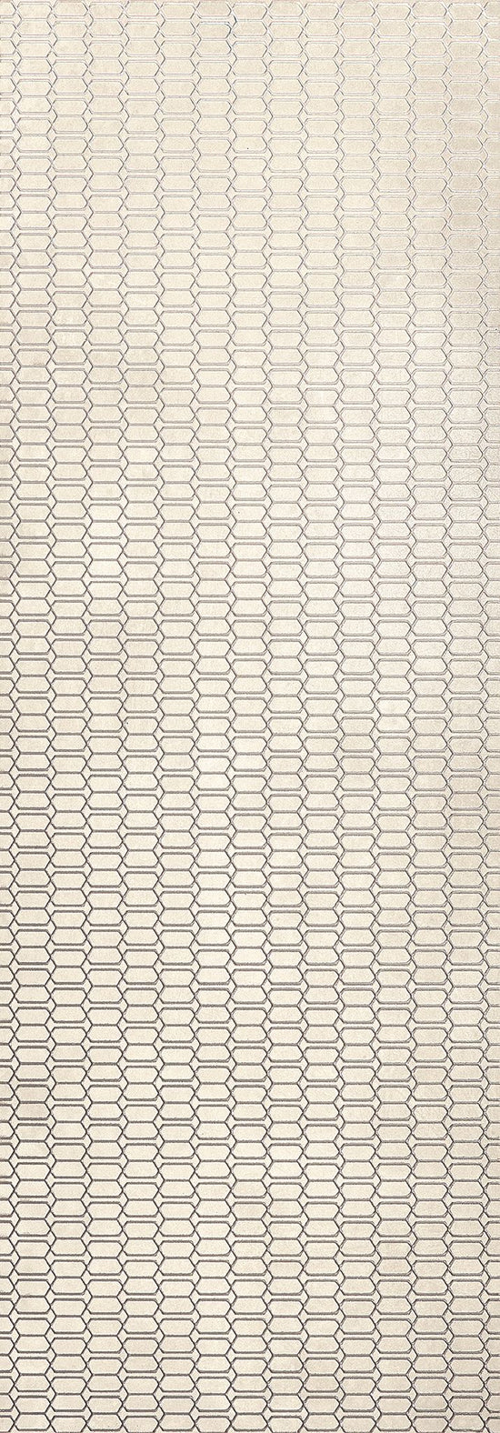 Carrelage aspect industriel Love Gravity Orbital White 35x100 cm