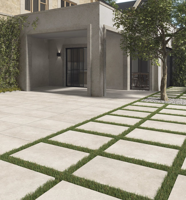 B&B Kayros en situation — carrelage effet pierre