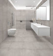 B&B Benelux Pearl en situation — carrelage effet béton