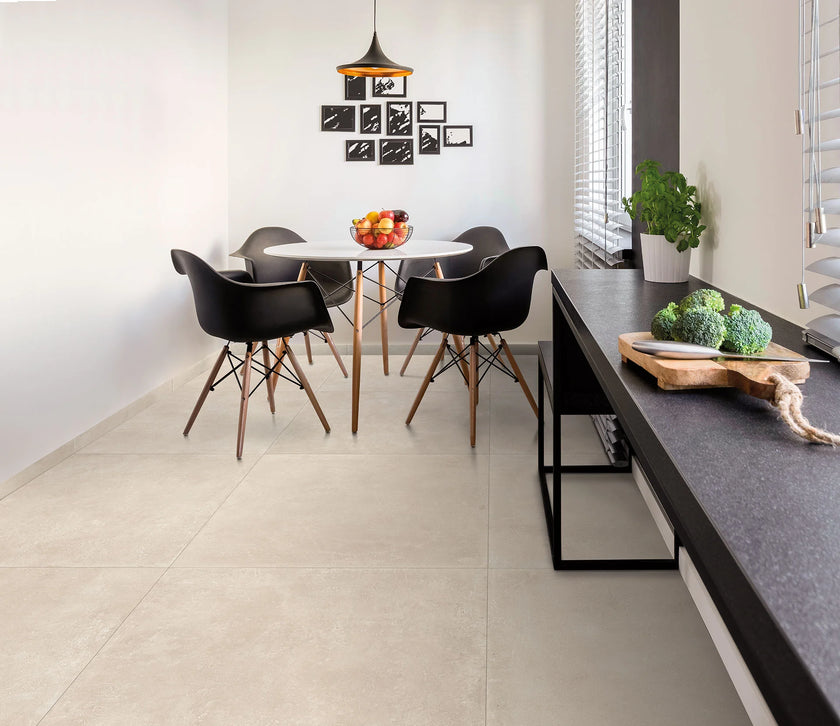 B&B Cave Sabbia en situation — carrelage effet béton