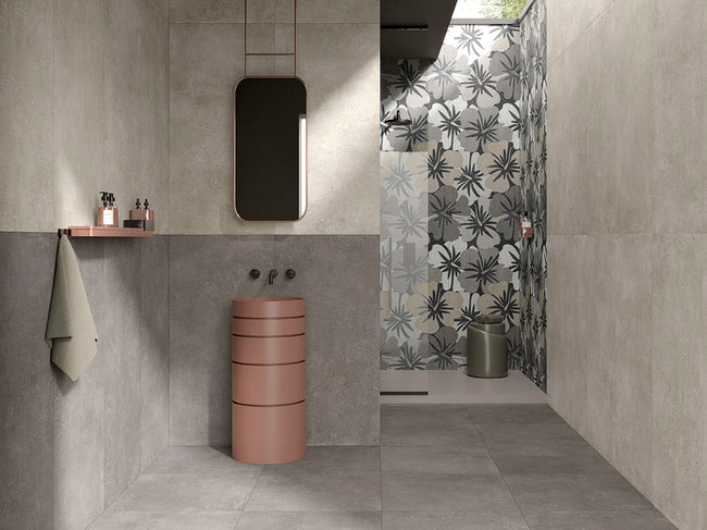 BOXER Madras Suburbia Grey 60x120 cm en situation