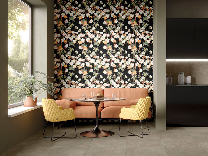 BOXER Madras Suburbia Taupe 60x60 cm en situation
