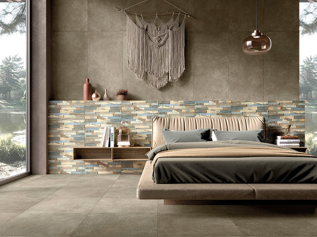 BOXER Madras Suburbia Taupe 60x120 cm en situation