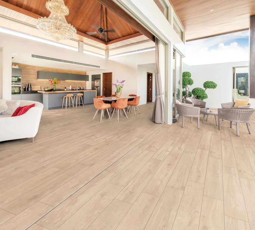 B&B Dolomiti Ortisei (intermédiaire) en situation — carrelage effet bois