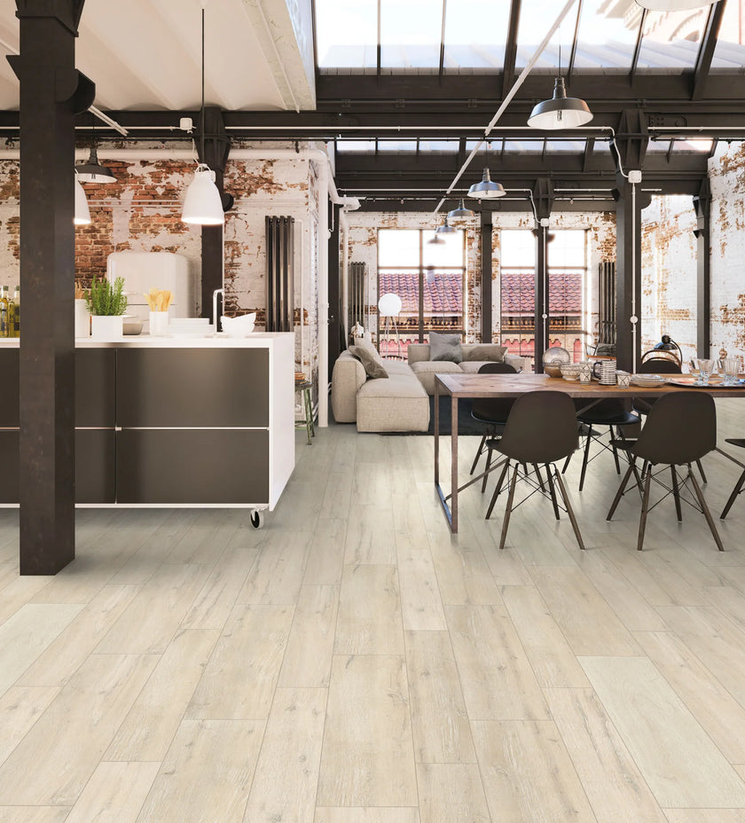 B&B Nordic Wood Husky en situation — carrelage effet bois