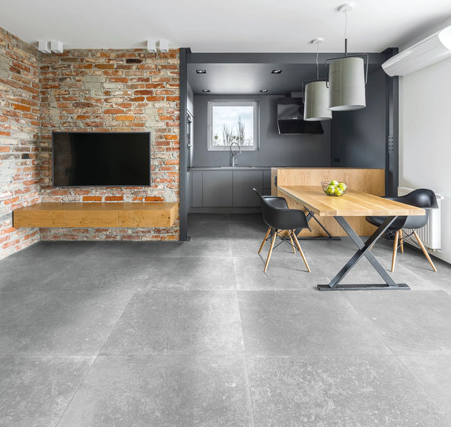 B&B North Feeling en situation — carrelage effet pierre