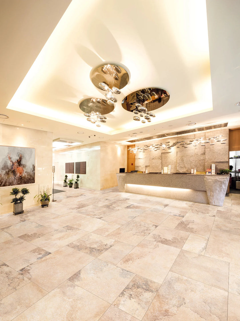 B&B Pietra del Sole en situation — carrelage effet pierre
