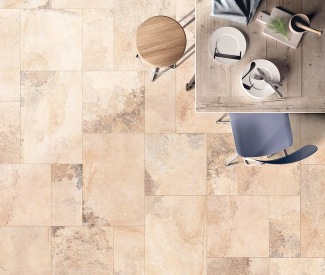 B&B Pietra del Sole en situation — carrelage effet pierre