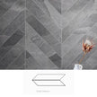 SAVOIA ALASKA GRAPHITE - CHEVRON  10X60