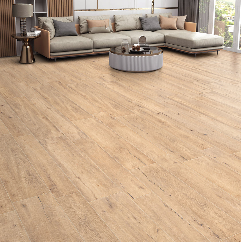 CRZ64 Bois en situation — carrelage effet bois
