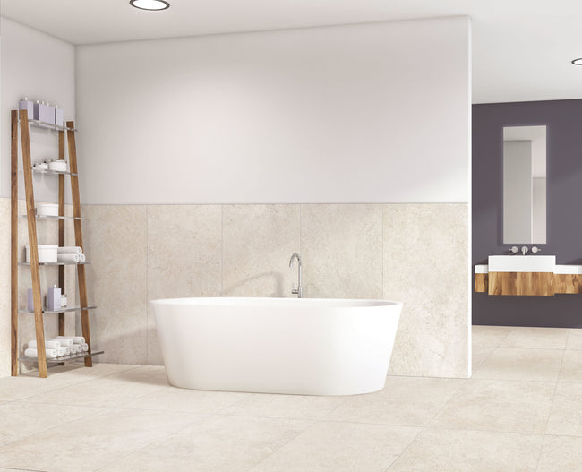CRZ64 Coquina en situation — carrelage effet pierre