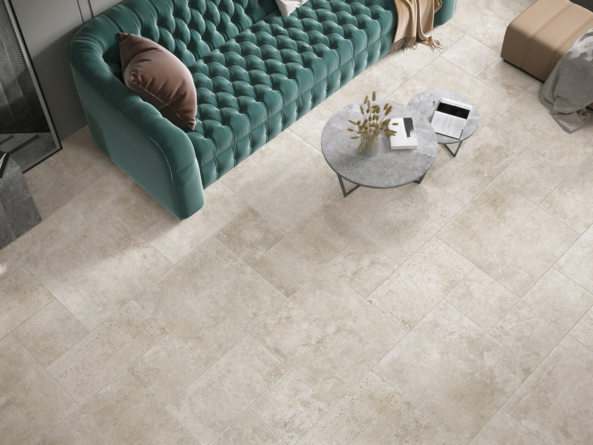 CRZ64 Lo.Ro en situation — carrelage effet pierre