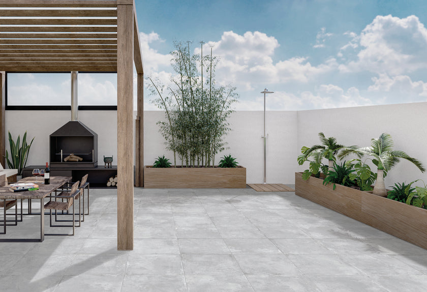 CRZ64 Paca en situation — carrelage effet béton